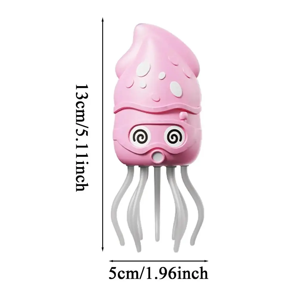 Plastic elektrisch dansend octopusspeelgoed met verlichting Interactief kruipend interactief octopusspeelgoed Simulatie ambachtelijk decor