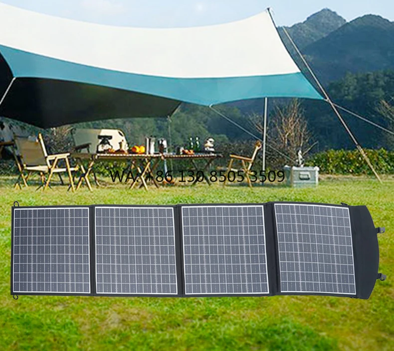 100W Portable Foldable Solar Panel for Mobiles & Ebike Charging for Cycling & Energy Storage Fast Power Supply