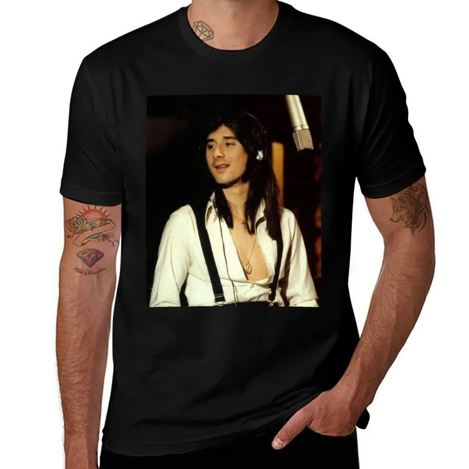 

steve perry T-Shirt cotton t shirts high quality mens graphic t shirts essential t shirt T-shirt