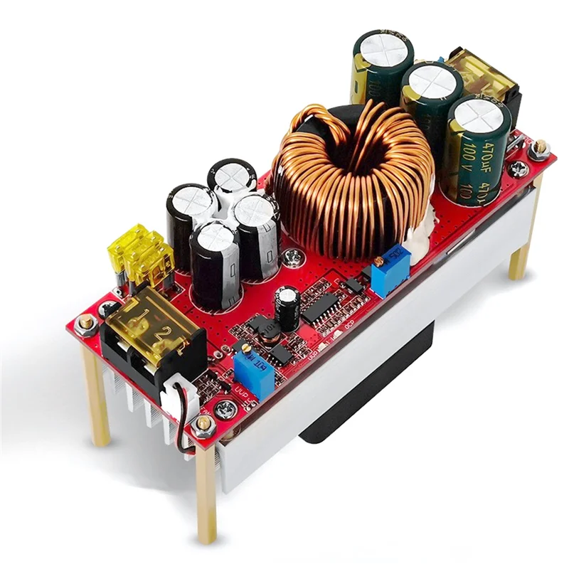 -AT52 1 conjunto 12V-48V a 24V-72V 30A 1500W DC-DC Boost Module Módulo de fonte de alimentação para carro elétrico
