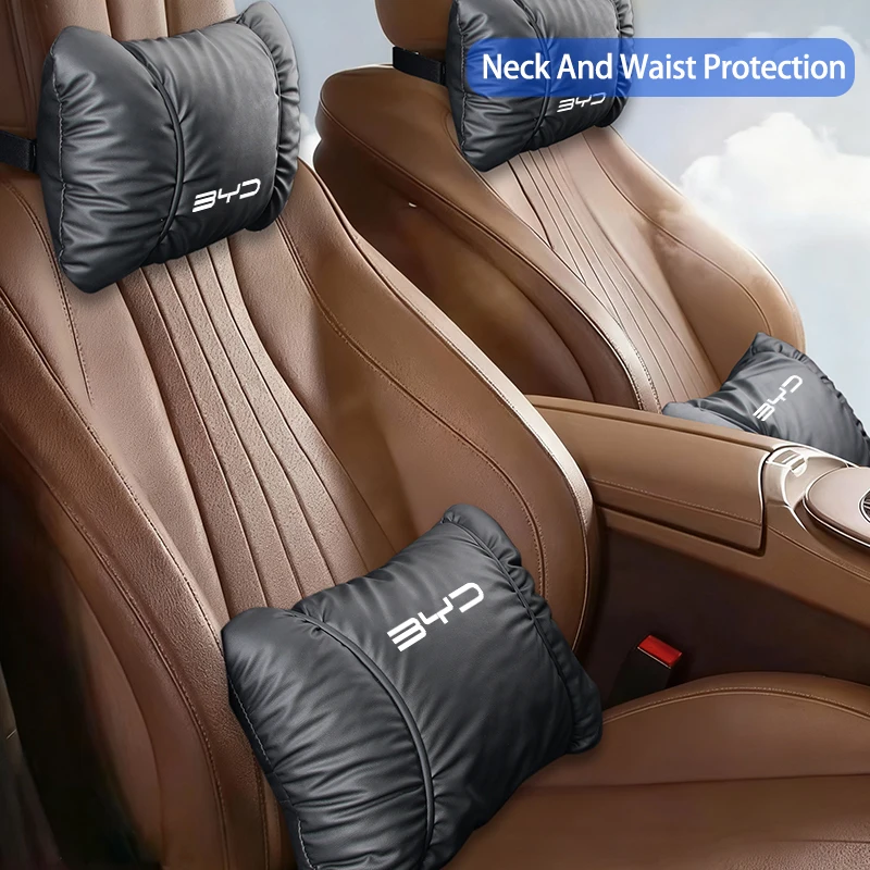 Car Seat Seadrest Lumbar Support Stain Resistant Protection Interior For BYD M6 G3 G5 T3 F3 I3 F0 F6 S6 S8 E5 E6 G6 L3 S7 Tang