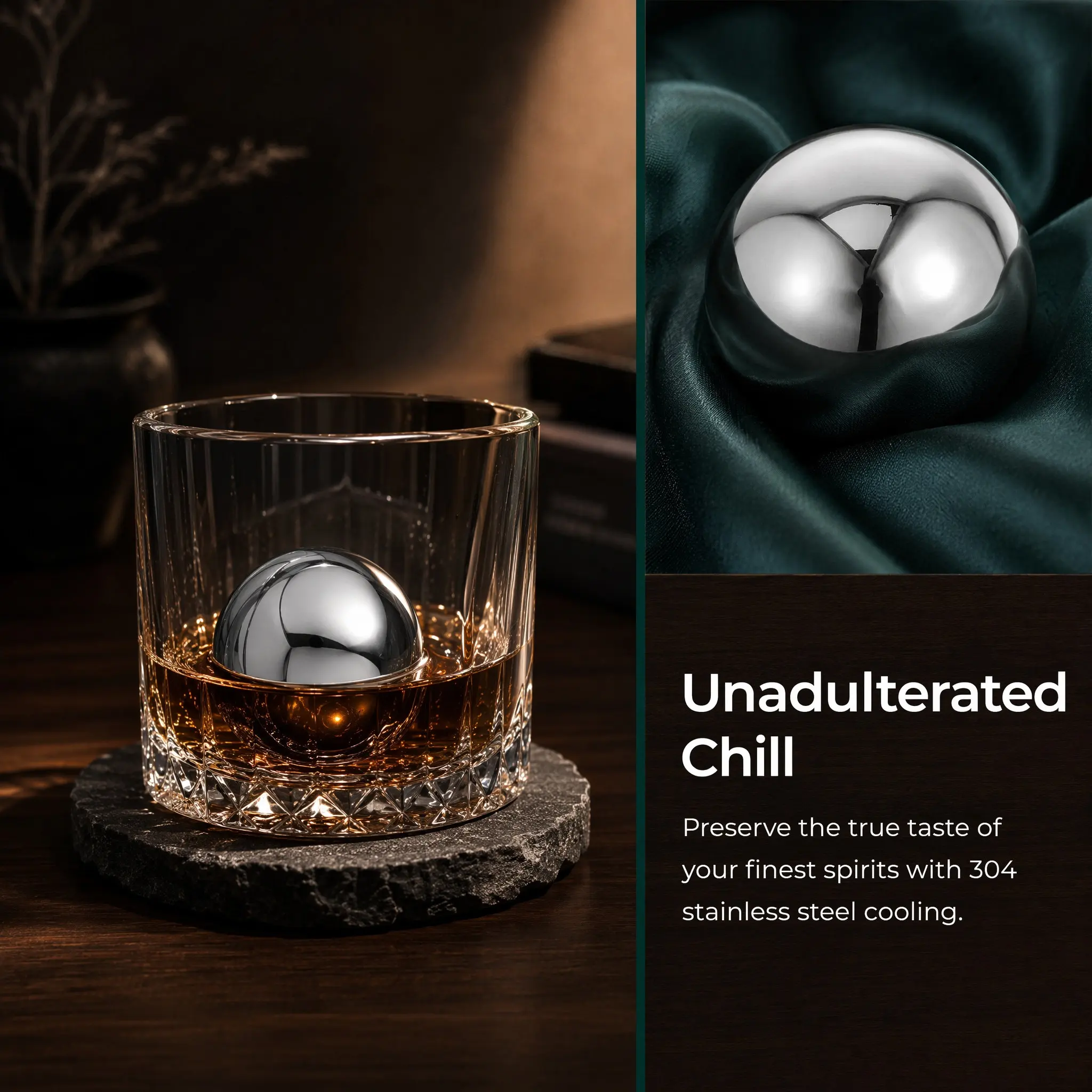 Reusable Acrylic Ice Cubes 2 Pack Decorative Cooling Stones for Drinks Photography Party Decor - view 6
