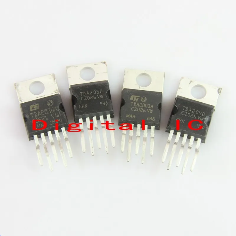 50Pcs Pack TDA2030A TDA2050 TDA3653B TDA4863AJ TDA2030 TDA2050A TDA3653 TDA4863 Integrated Circuit Audio Amplifier