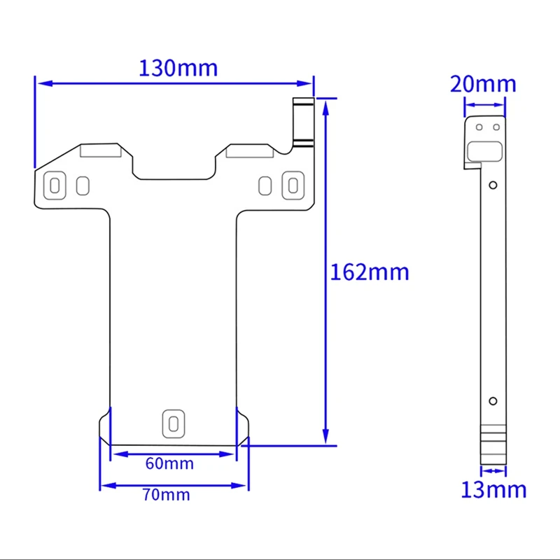 

New Version V0.1 Full Metal Heat Bed Frame Metal Integrated Board for V0.1 3D Printer Parts [No.3 Elnic]