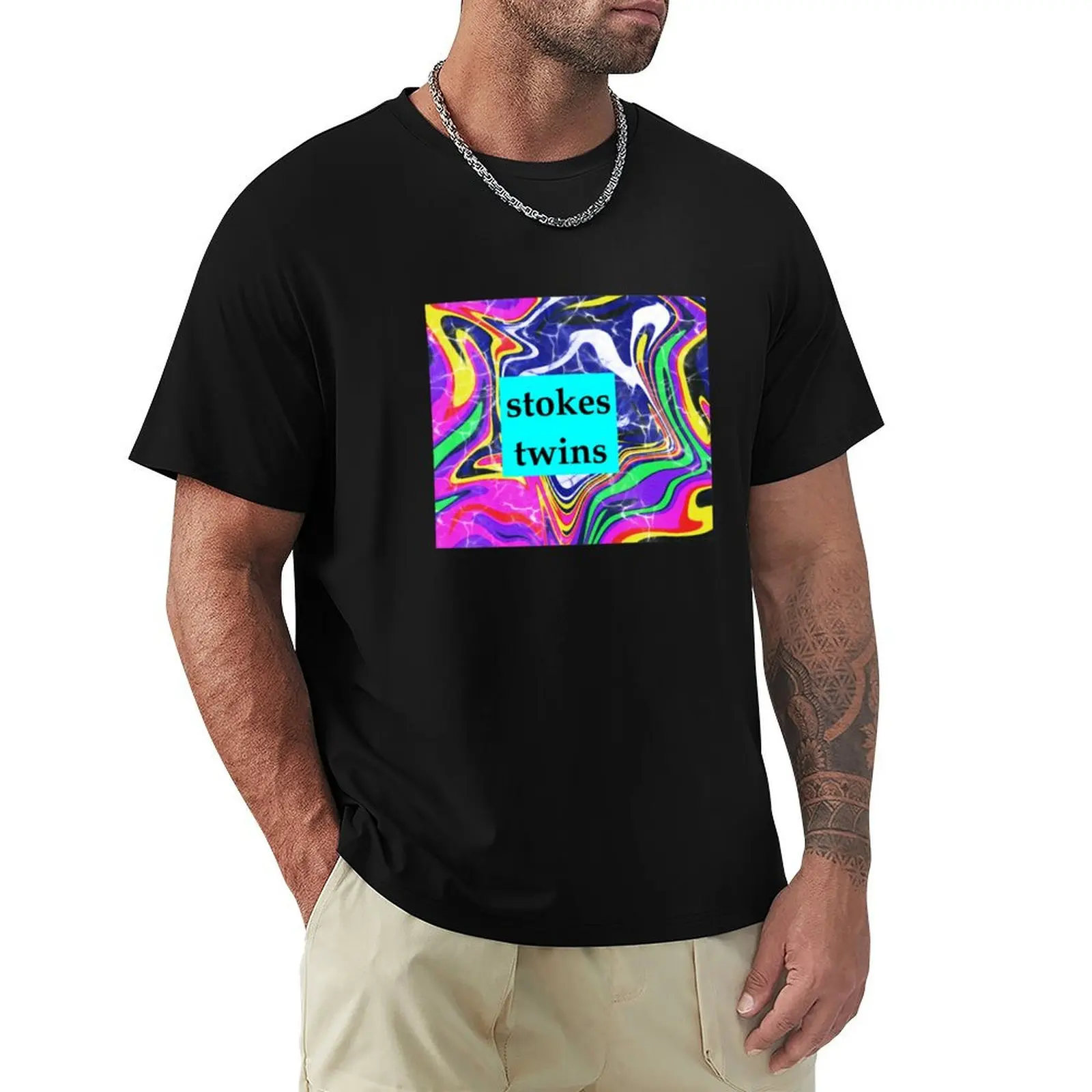 

stokes twins T-Shirt basketball graphic tees luxury designer oversize t-shirts man Men's t-shirts