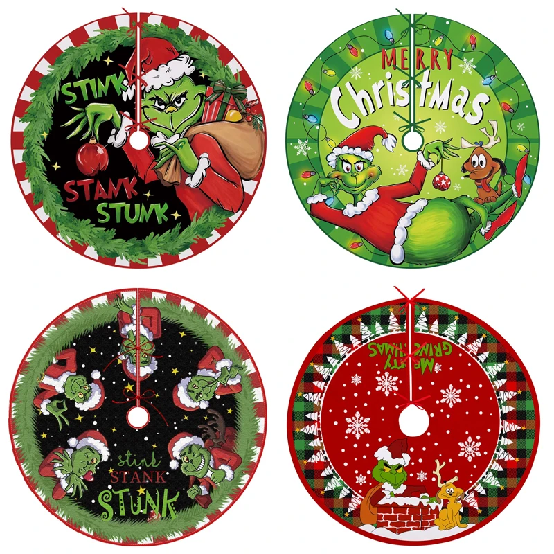 Falda de árbol de Navidad con cordones, copo de nieve de invierno, regalos para perros, falda de árbol de Navidad Artificial, decoración de granja para fiesta de año nuevo