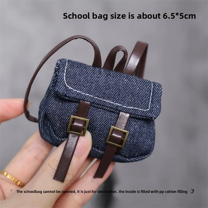 1/6 BJD Doll Bag Cute Mini Purse Versatile Outdoor Accessories for 1/6 BJD Blythe OB11 Dolls
