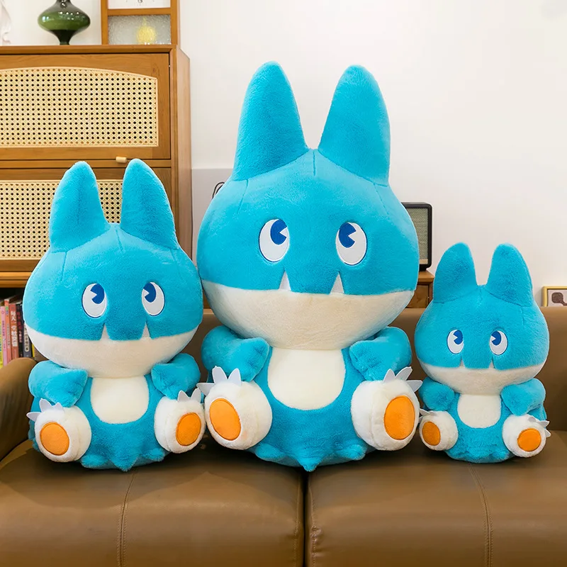 Kawaii Plush Toy Munchlax Stuffed Doll Cute Pokemon Little Snorlax Gengar Keychain Soft Stuffed Animal Kids Birthday Xmas Gift
