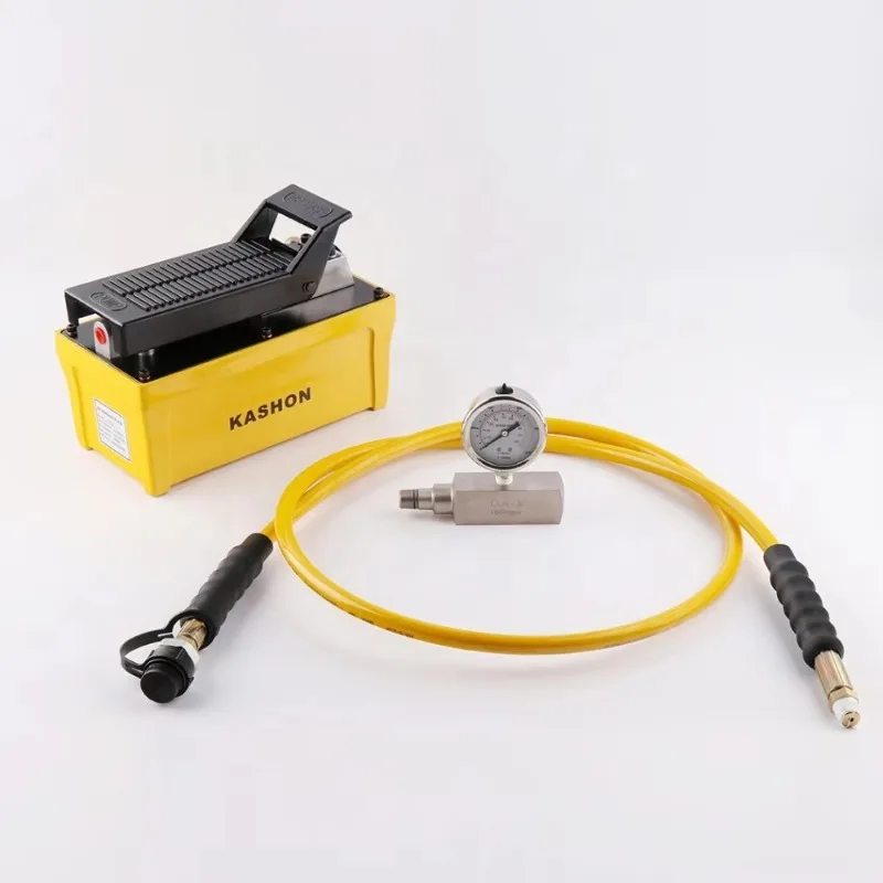 ポータブル10000psi空気圧油圧フットポンプ