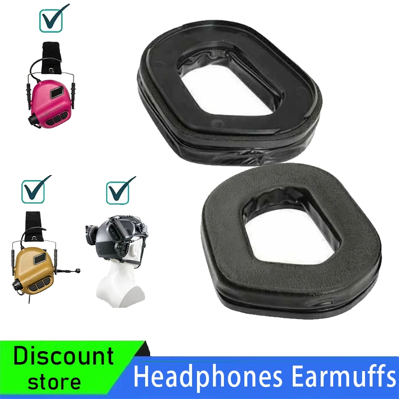 Coppia di cuffie antirumore per cuffie Earmor, accessori per cuffie con cuscino per orecchie in gel di silicone S03, adatti per cuffie M31/M32/M31H/M32H