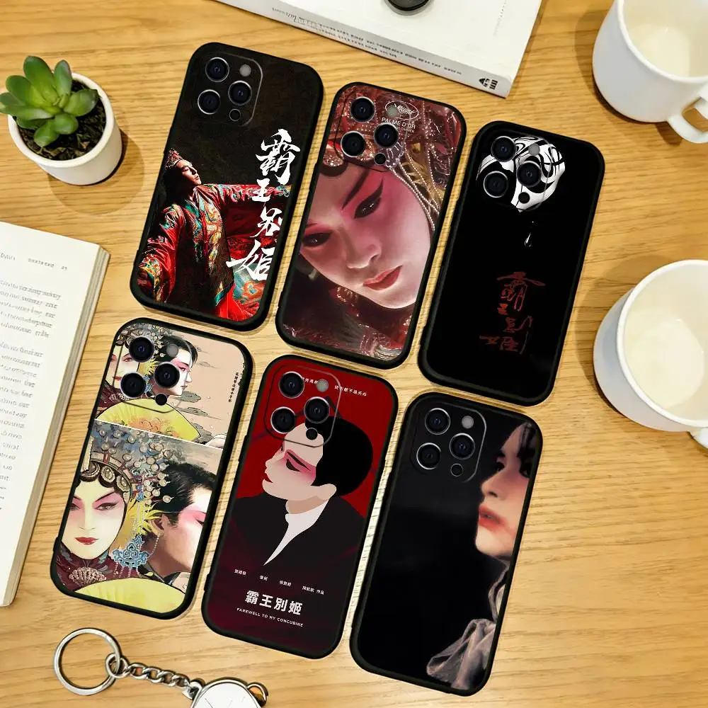 

Farewell My Concubine Phone Case For iPhone 17, 16,15,14,13,12,11 Plus,Pro Max, Others Soft Black Cover