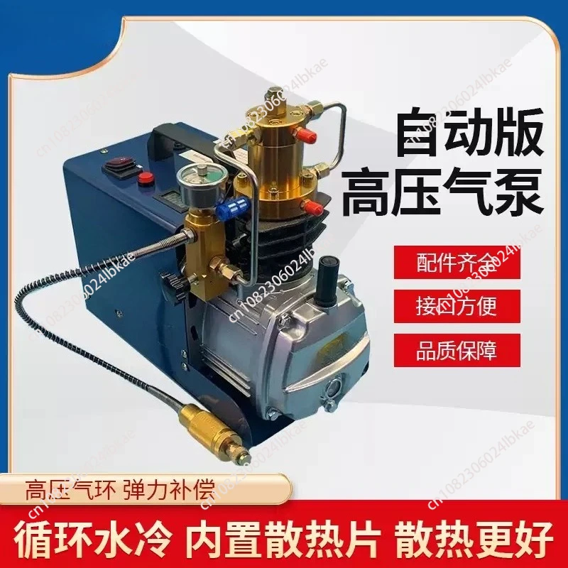 

High Pressure Air Pump Electric Air Compressor for Pneumatic Airgun Scuba Rifle PCP Inflator Water and oil separation AA