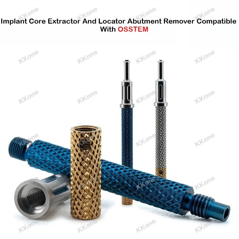 2Pcs Implant Core Extractor And Locator Abutment Remover Compatible With OSSTEM Dental Implant System