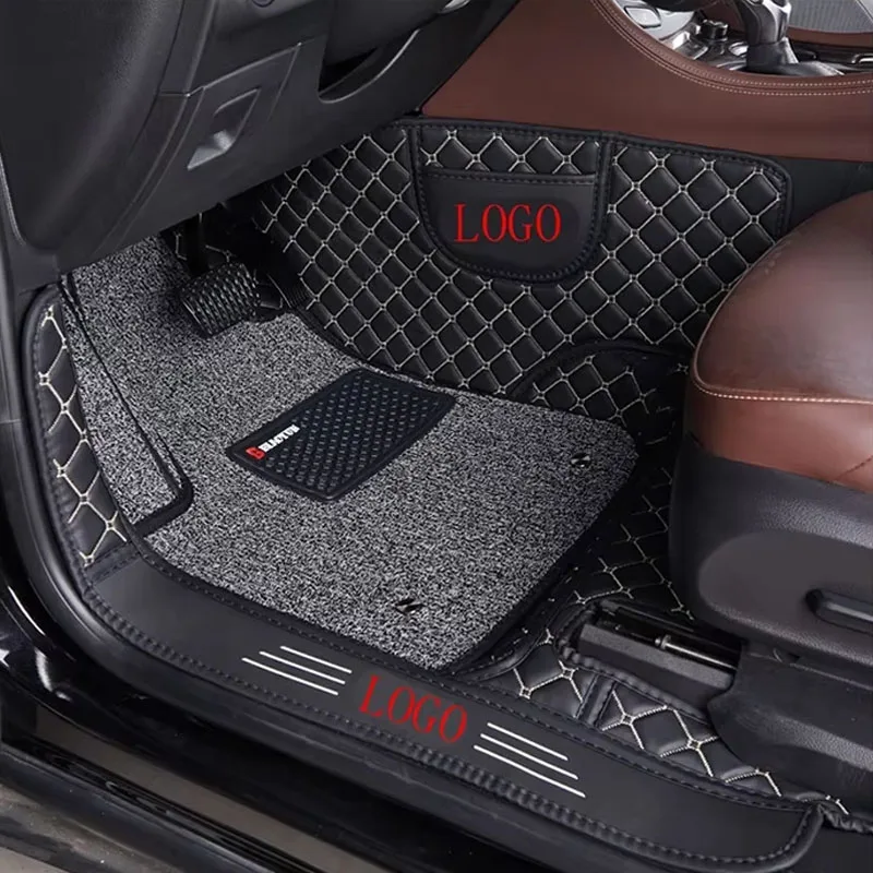 

Suitable For Toyota Frontlander Car Special Accessories Foot Mat Double Layer,3D Leather Waterproof Wear-resistant Car Floor Mat