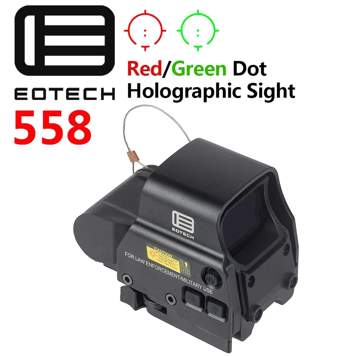 Eotech 551 552 553 558 نطاق البصر المجسم الأحمر الأخضر نقطة البصر الساخن 20 مللي متر جبل Riflescopes الصيد منعكس البصر