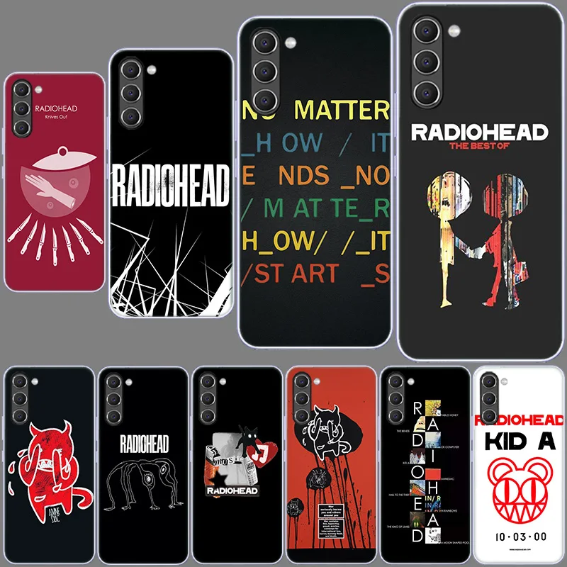 Bnad R-Radiohead Phone Case for Samsung A54 A14 A24 A34 A17 A37 A57 A55 A35 A25 A15 A13 A23 A33 A53 A07 A05S A04S A03 A73 Galaxy