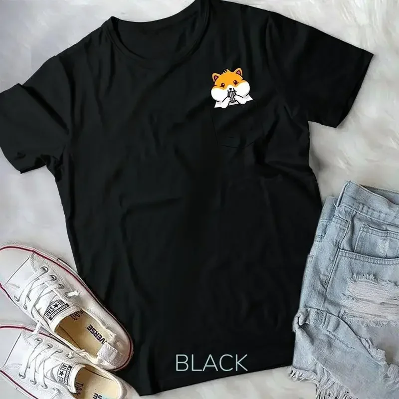 Hamster Pocket T Shirt Funny Kids Hamster Shirt Kids Kawaii Unisex T shirt
