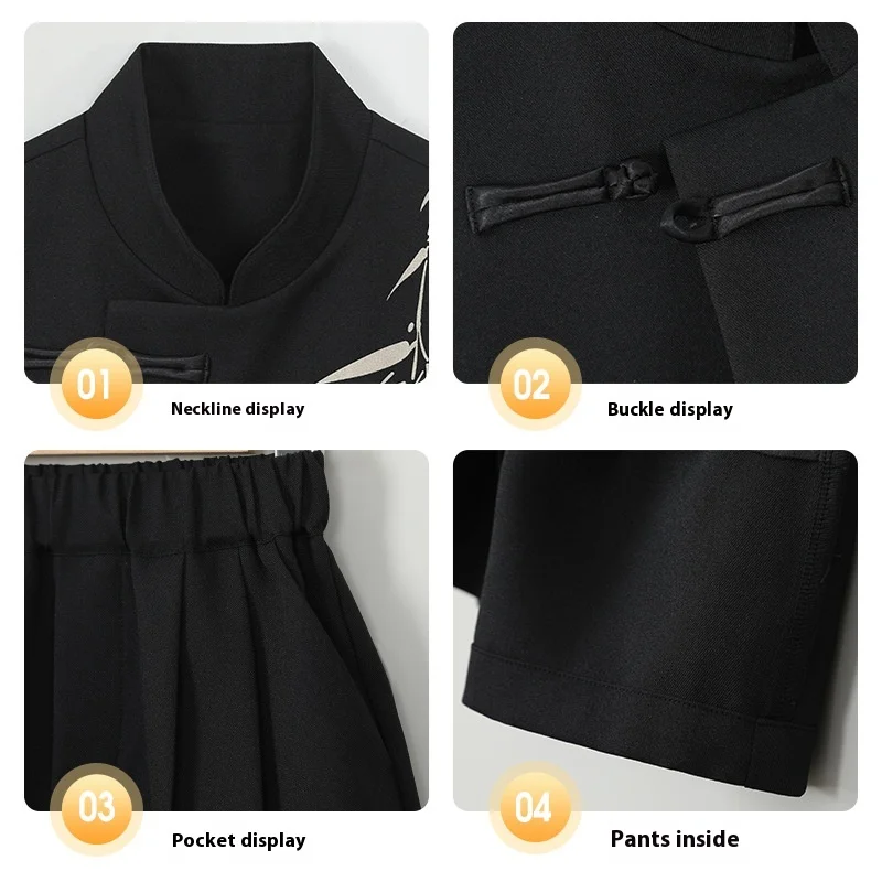 Costume Tang pour garçons, Costume de spectacle de Style chinois pour enfants, tenues de mariage élégantes pour garçons, tenue de cérémonie d'hôte de recitation pour enfants