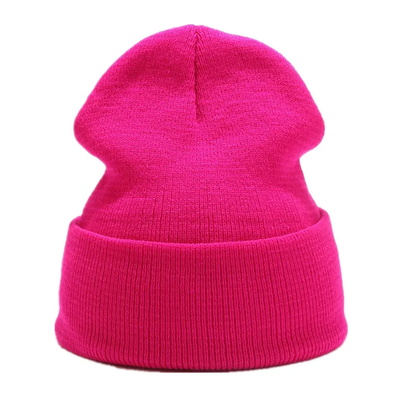 Winter Hats New Beanies Knitted Solid Cute Hat Lady Autumn Female Beanie Caps Warmer Bonnet Hat for Women Men Red Cap Unisex