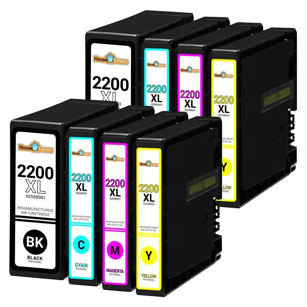 8pk PGI-2200XL PGI2200XL สำหรับ Canon Maxify MB5120 MB5320 MB5420