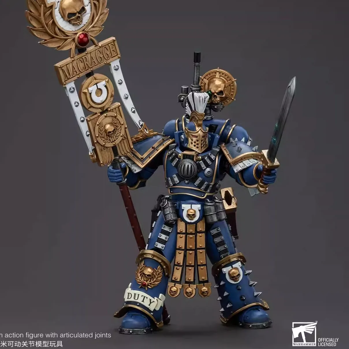 Joytoy Warhammer 1/18 Action Figures Ultramarines Remus Ventanus  Model Toy