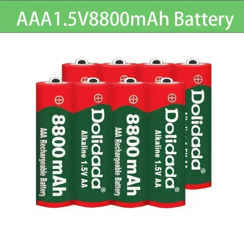 

2-20PCS Brand 1.5VAAA Rechargeable Battery 8800mah AAA 1.5V New Alkaline Rechargeable Batery For Led Light Toy Mp3