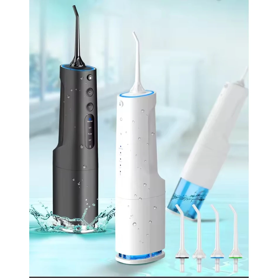 2021 new portable dental flosser for teeth water flosser teeth cleaning oral irrigator oral care smart water flosser