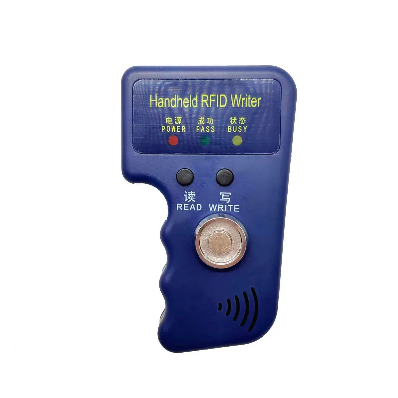 Handheld 125 KHz RFID Copier Writer Duplicator Programmer Pembaca + 5 pcs EM4305 Rewritable ID Keyfobs Tag