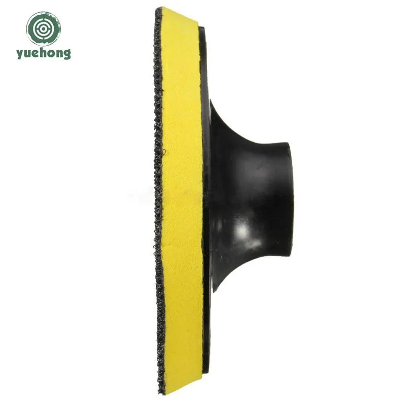 1PC Woodworking Polishing Backing Plate Dia 100mm125mm Rubber Backer Pad Angle Grinder Car Polish Bonnet Self Adhesive Hook Loop