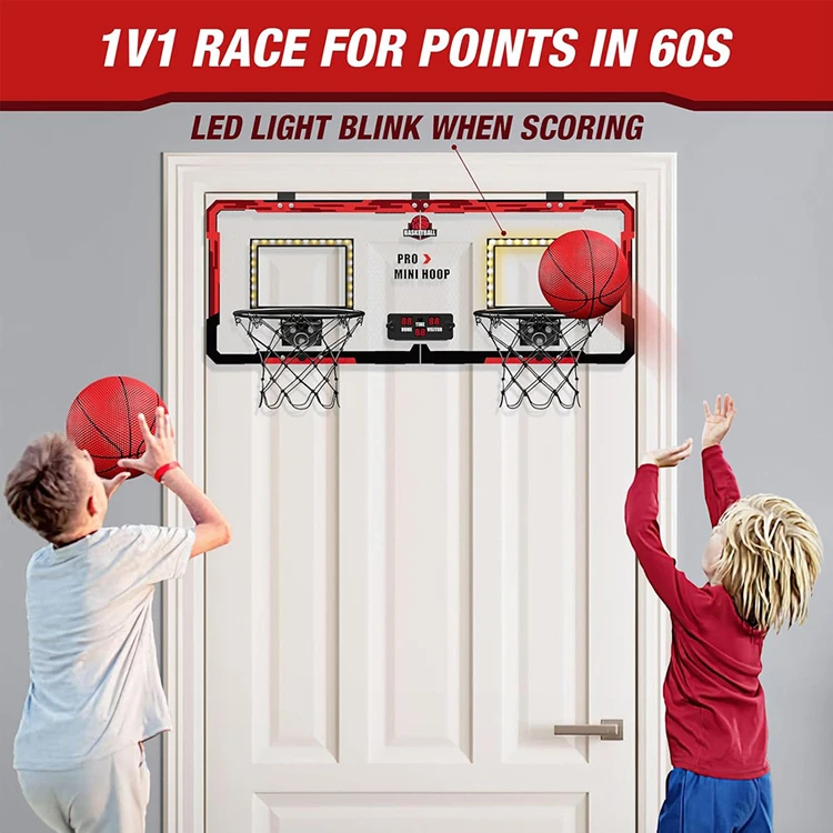 ألعاب الرماية الرياضية الداخلية والخارجية، لعبة كرة السلة المزدوجة للأطفال