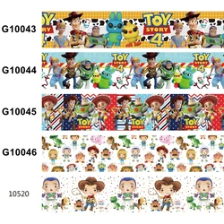 Toy Story Cartoon Character Grosgrain Ribbon Printed 50yards FOE for DIY Hair Bows Craft Supplies Decoration Handmade Materials