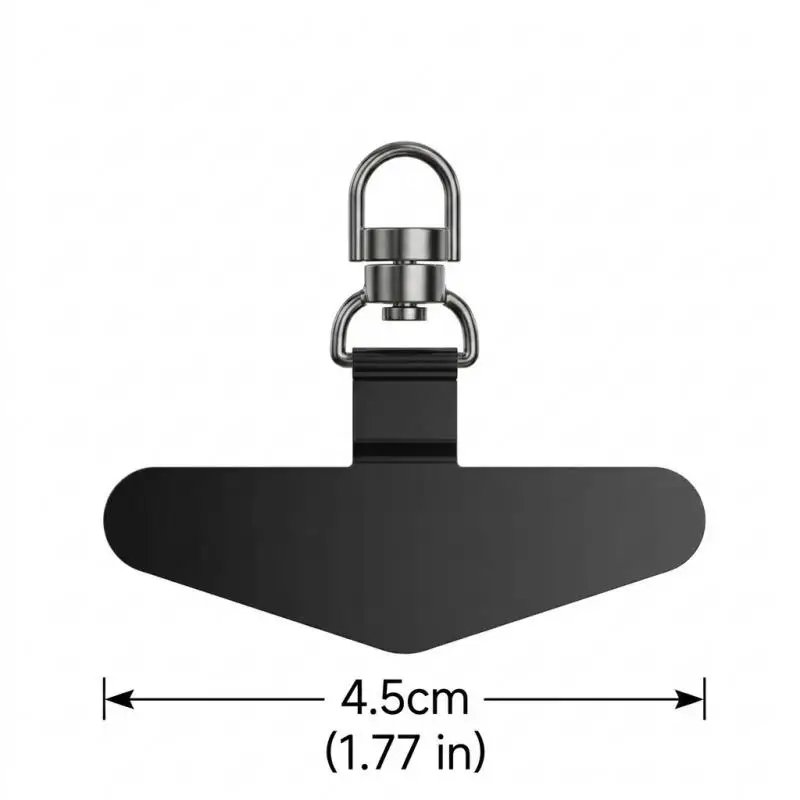 360° Rotation Metal Steel Phone Tether Tab Cell Phone Lanyard Patch Gasket Universal Cellphone Lanyard Safety Connecter Piece view 5