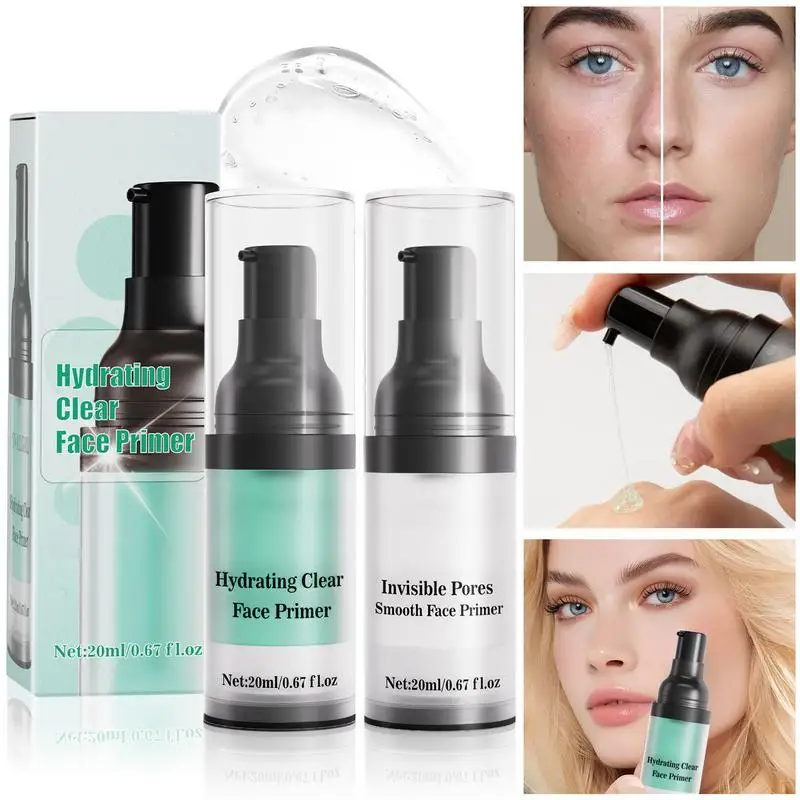 20ml Facial Base Primer Pores Invisible Oil Control Make Up Face Base Cream Foundation Powder Grip Primer For All Skin Types
