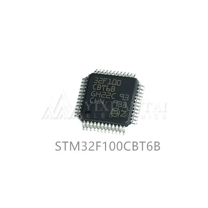 

2pcs/Lot STM32F100CBT6B MCU 32-bit ARM Cortex M3 RISC 128KB Flash 2.5V/3.3V 48-Pin LQFP New