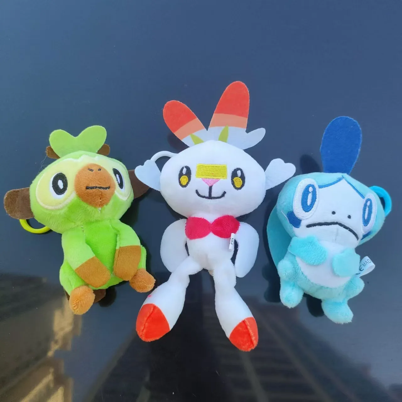 10pcs/lot Scorbunny Grookey Sobble Plush Toys 13cm Plush Stuffed Toys Doll Toy Keychain Pendant for  Gifts