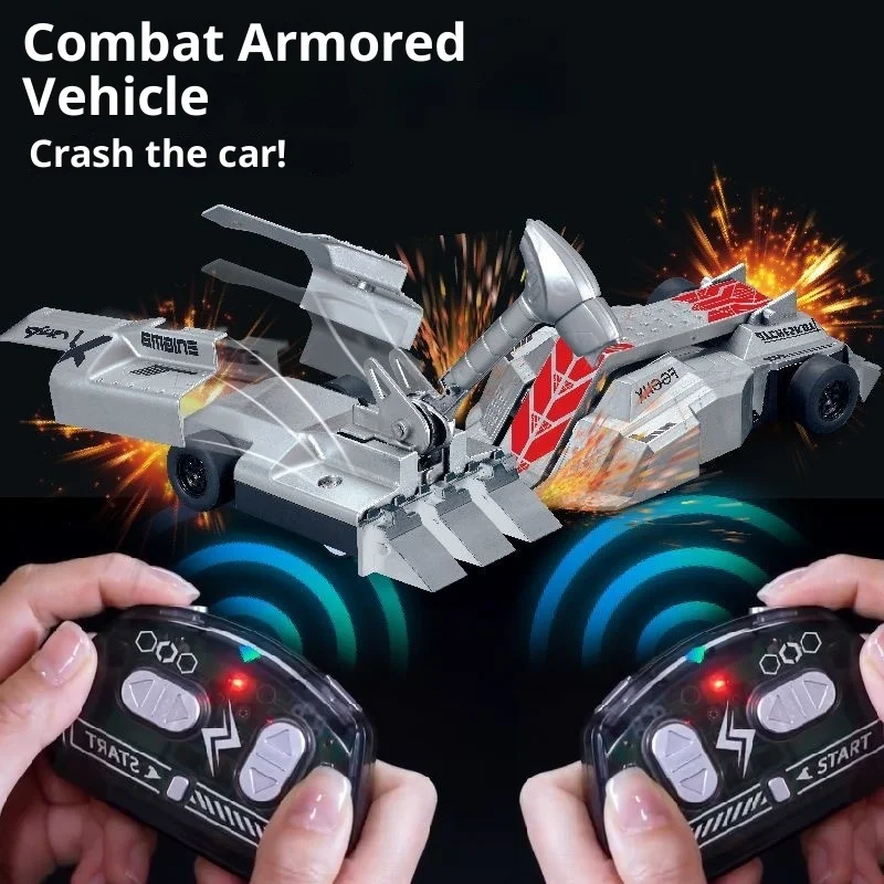 Robô de armadura de combate de jogador duplo, brinquedo robótico de controle remoto, jogo de batalha para pais e filhos, presente, o melhor presente é com amigos.