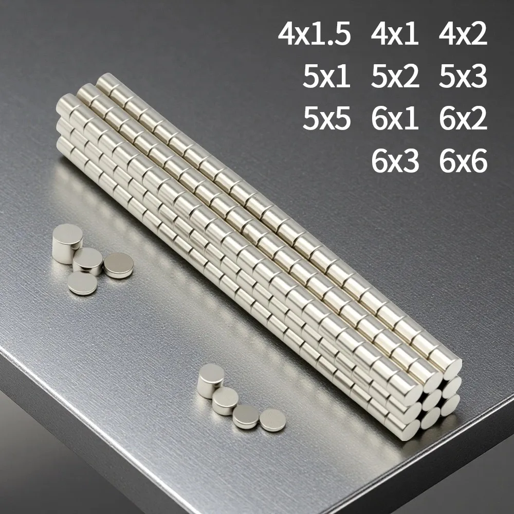 Ima-de-neodimio-redondo-super-forte-n35-4x2-5x2-5x5-6x2-6x3-6x6mm-Ima-magnetico-poderoso-ndfeb-permanente-para-geladeira