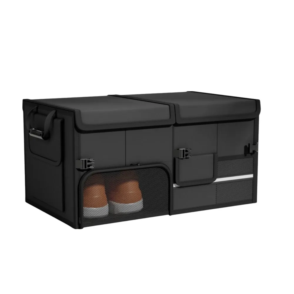 

Органайзер для багажника автомобиля 60 л, складной, большой емкости, с отсеком для обуви, из ткани Оксфорд, для кемпинга