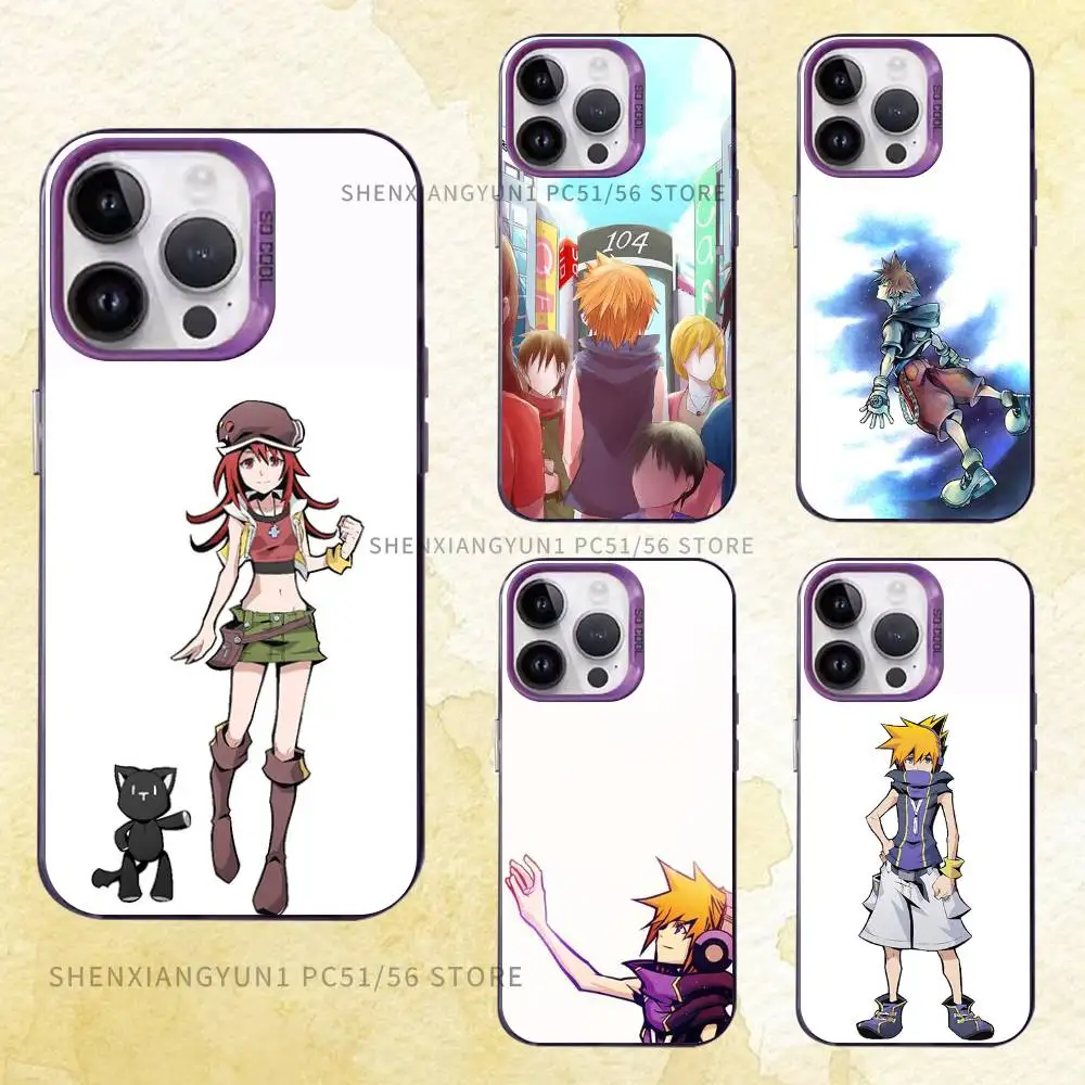 

The World Ends with You Case for iPhone 11,12,13,14,15,16,17 Pro Max XS X XR mini SE 8,7 Air Plus Cover