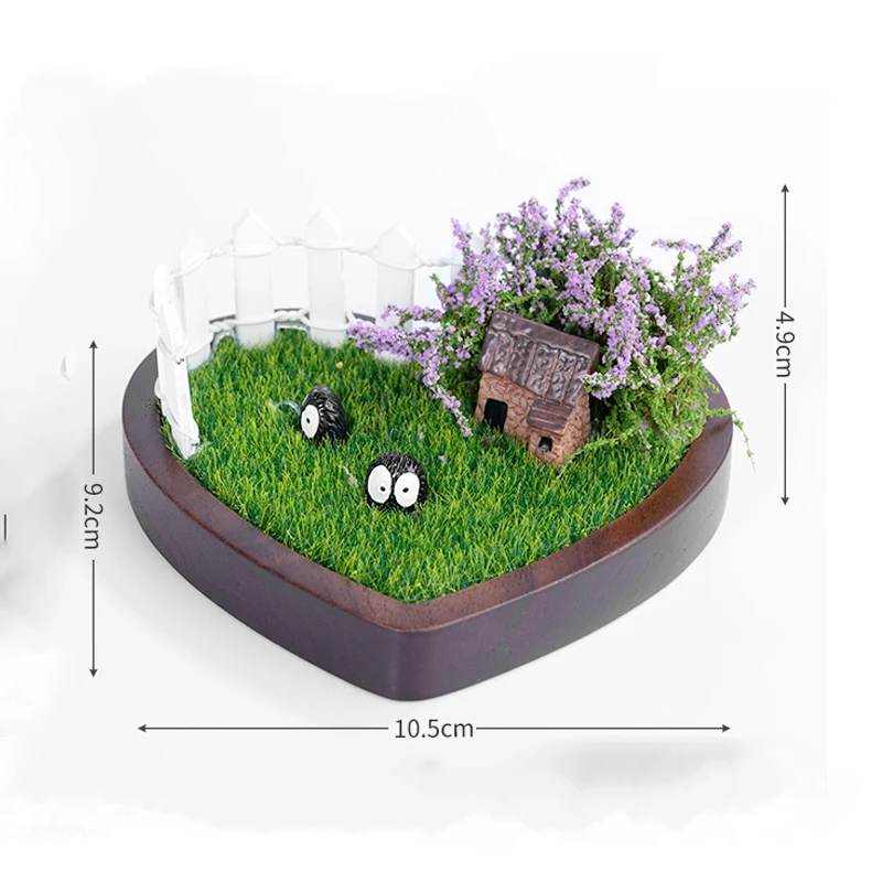 Mini krajobrazowa diorama DIY zestaw dla dzieci - model trawy drzewa zestaw rzemieślniczy, piaskownica stołowa architektura wystrój kreatywny ornament