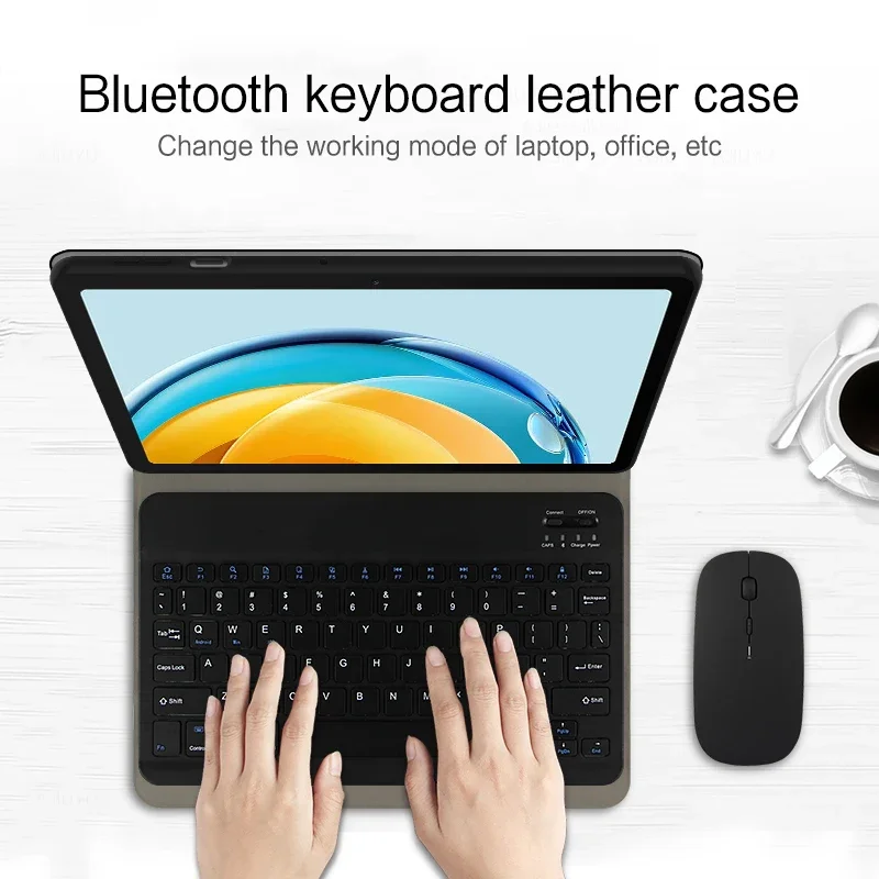 For HUAWEI MatePad SE 10.4 2022 Bluetooth Keyboard Case for MatePad SE 10.4 AGS5-L09 W09 Tablet Stand Protective Cover Cases