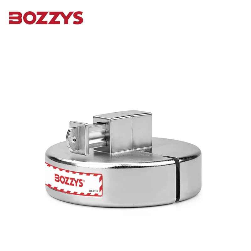 BOZZYS Zinc Alloy Corrosion-resistant on the Clip-on Oil Drum Lockout Safely Lock the Contents of the Barrel 72-85mm Outer Dia.