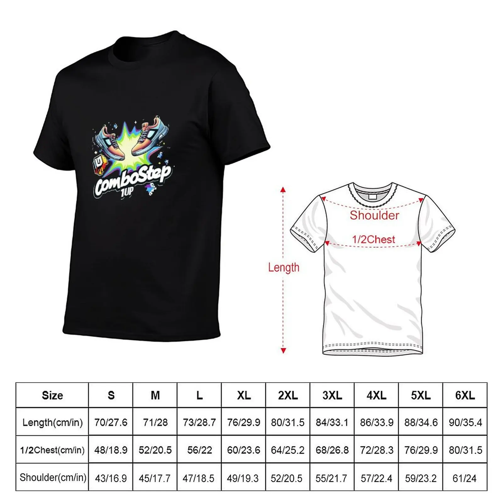 ComboStep 1UP Summer Reloaded: Ultra Gift Mode T-Shirt funny meme t-shirts funny shirt cotton heavyweights mens t shirt graphic