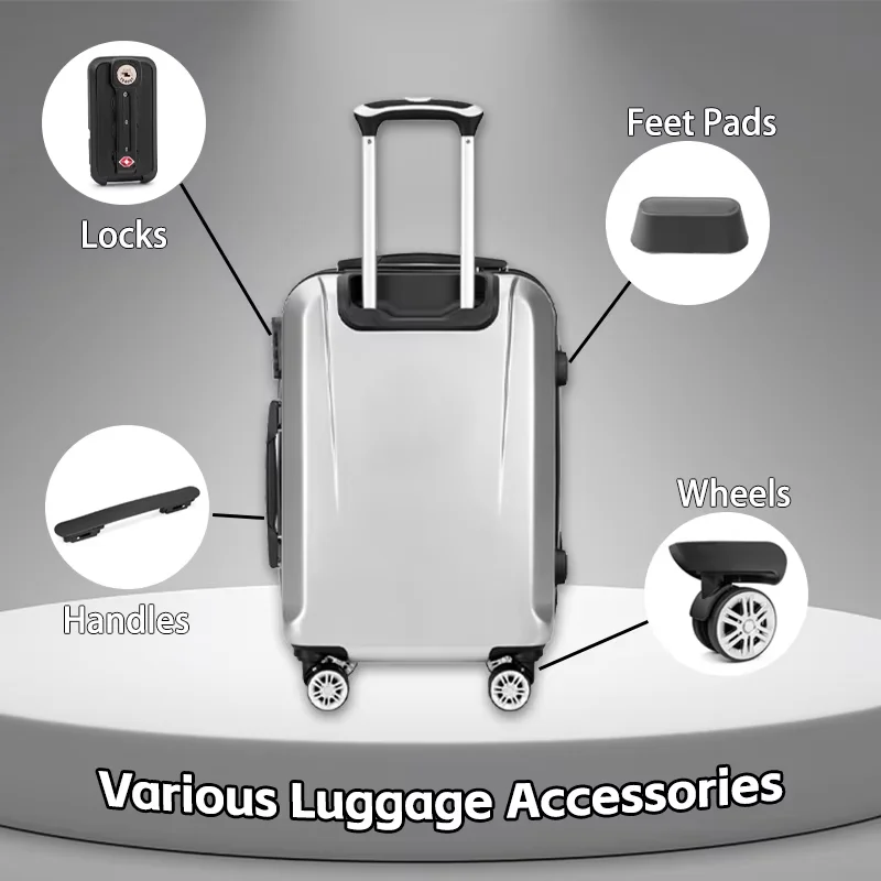 For American Tourister Zhongtai Luggage Universal Wheel Wear-Resistant A-815 Caster Full Detachable Set Roller Wheel Lock Suitca