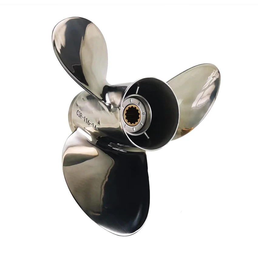 

For Suzuki 35-60 HP Stainless Steel Propeller Marine Outboard Propeller 11 5/8X12 11 5/8X13 11 5/8X14 13 Tooth Cars