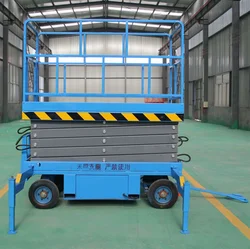 YG China 6M 12m Lifting Tables Height Hydraulic Automatic Scissor Lift Platform CE Mobile Work Crane Basket Electric Scissor