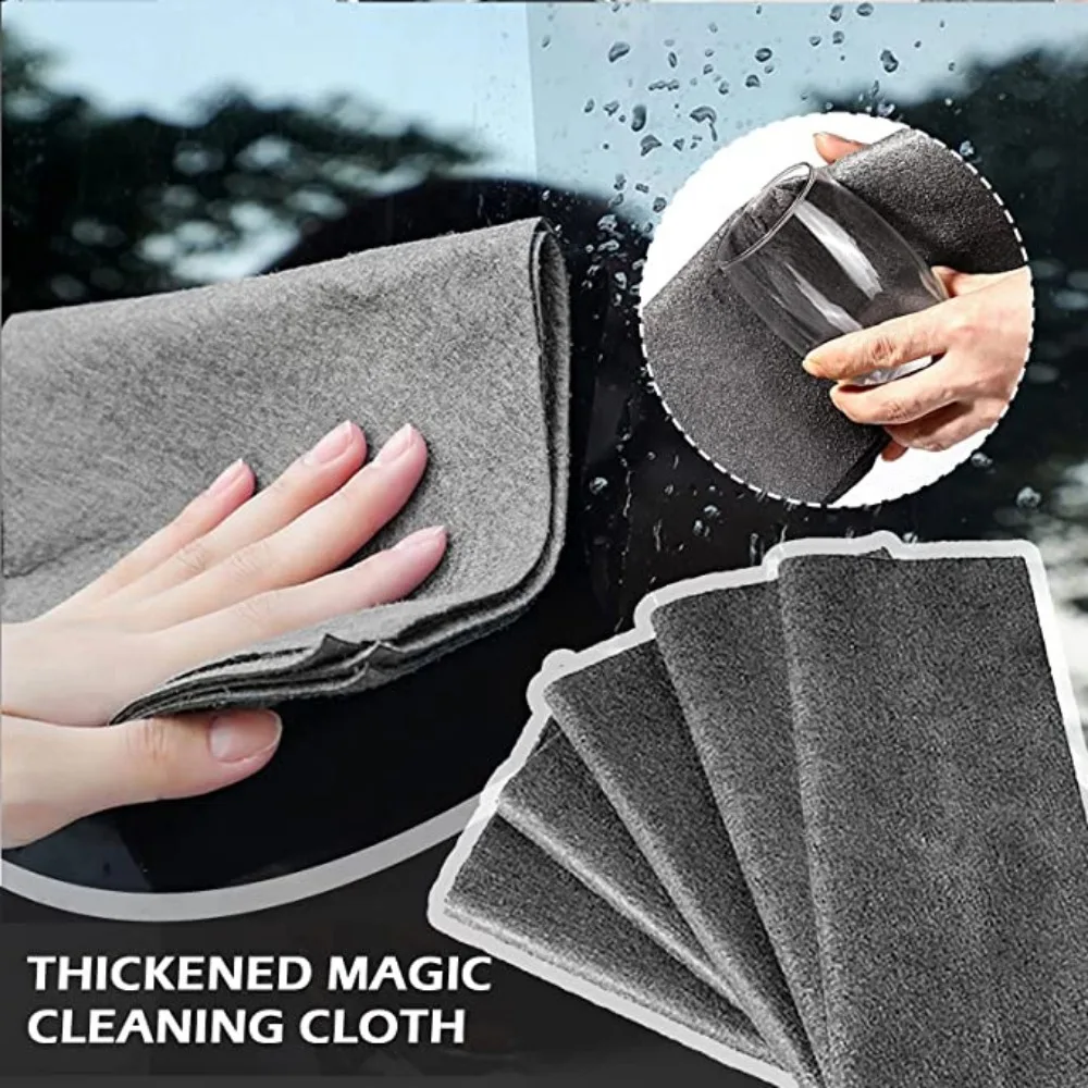 New Magic Cleaning Glass Cloth Streak Free Reusable Microfiber Marks Special Watermark-free Rag Mirror Towels for Windows Glass