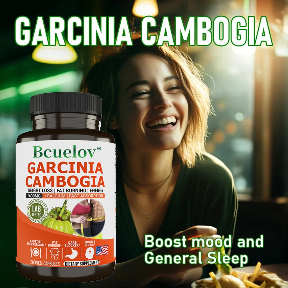 

Garcinia Cambogia Extract for Men and Women, Helps Control Weight, Promotes Metabolism, Burns Fat, and Cleanses The Skin