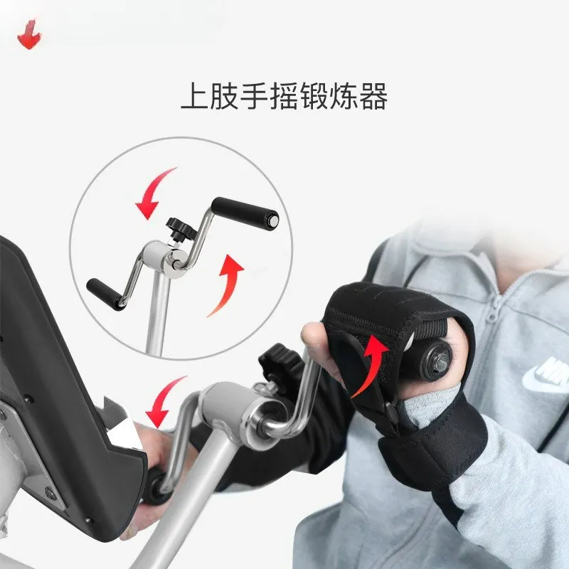 Customizable exercise bike elderly rehabilitation car household magnetic control silent horizontal bicycle upper and lowe