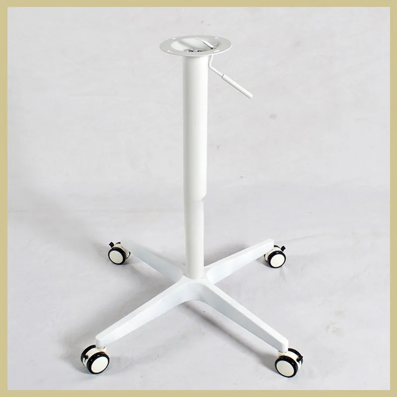 

Lifting rotating table foot white manual air pressure table leg household side bracket